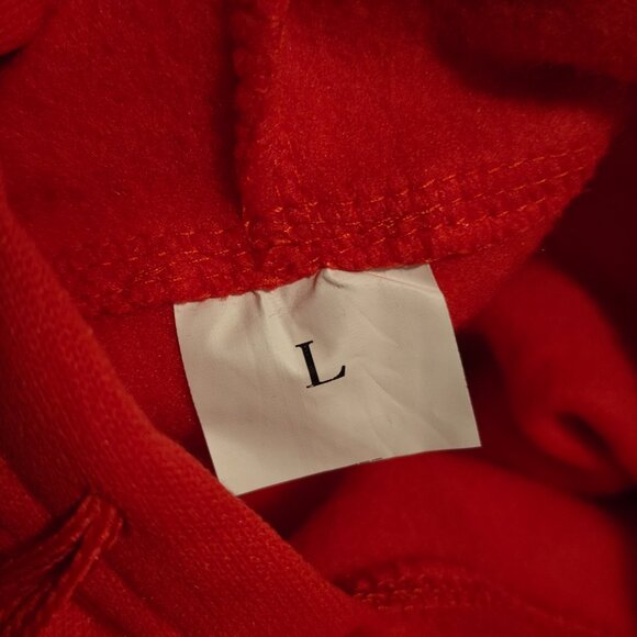 Rauw Alejandro Red Hoodie Men Woman Size L Harajuku Pullover Streetwear Unisex - Picture 9 of 9